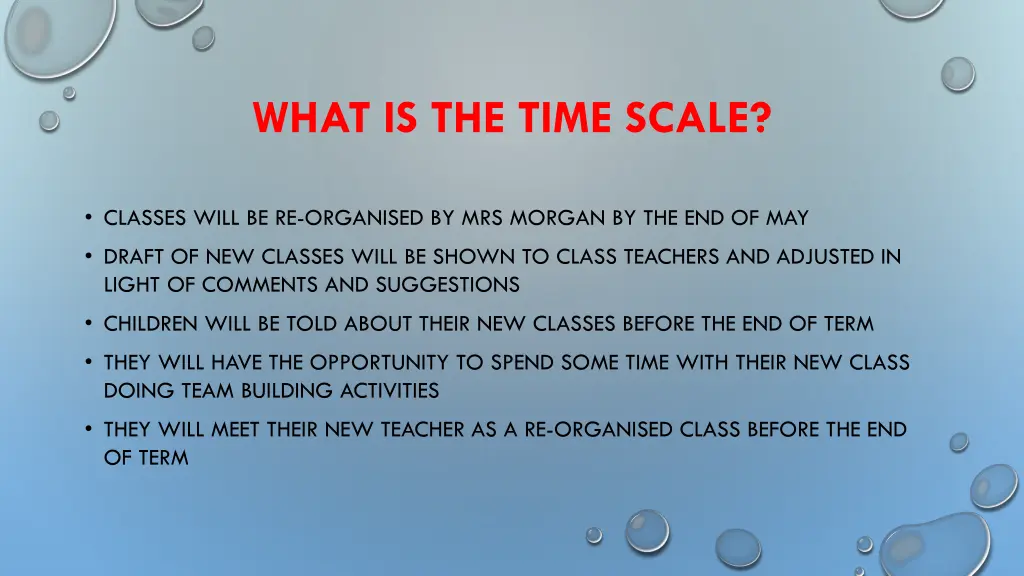 what is the time scale