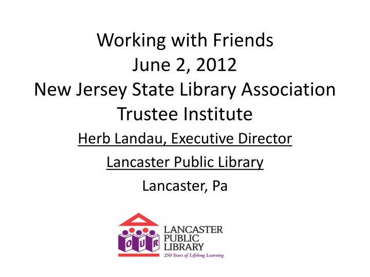 working with friends june 2 2012 new jersey state