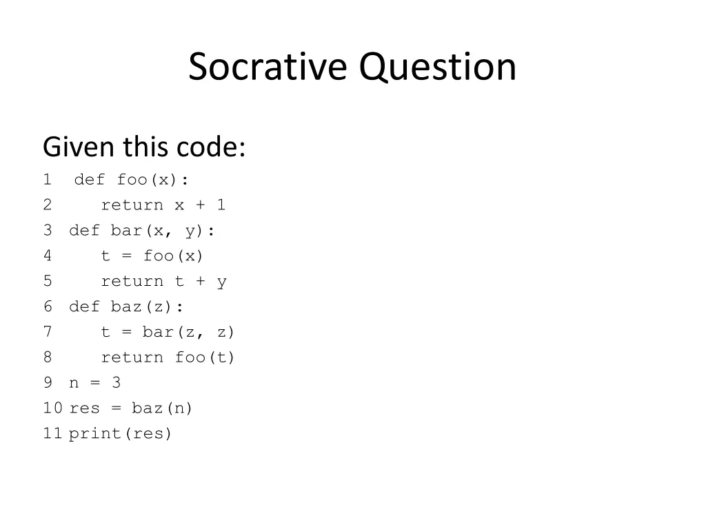 socrative question