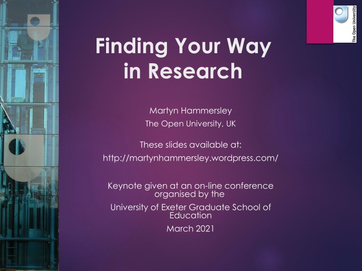 finding your way in research