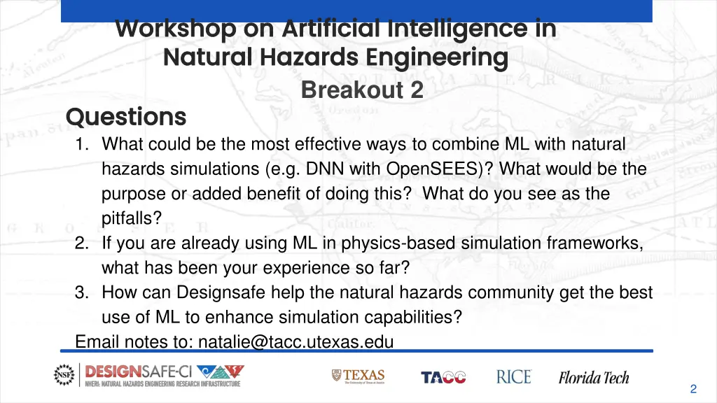 workshop on artificial intelligence in workshop 1