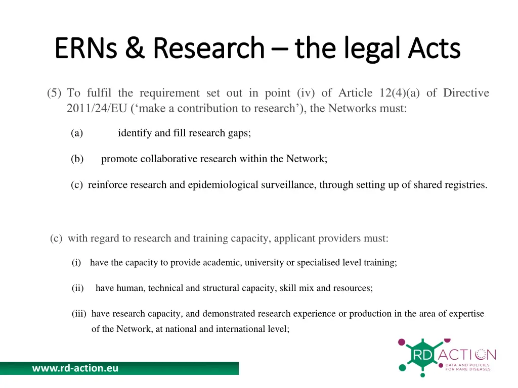 erns research erns research the legal acts