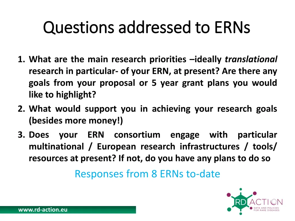 questions addressed to erns questions addressed