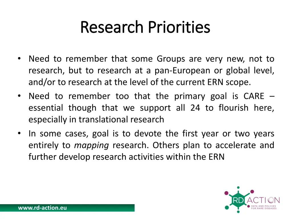 research priorities research priorities