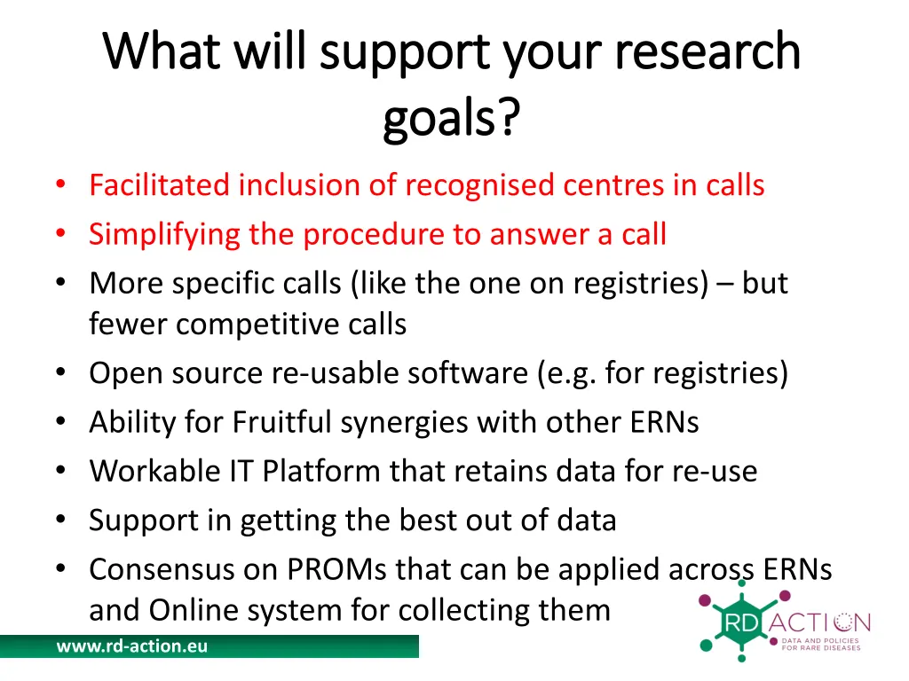 what will support your research what will support