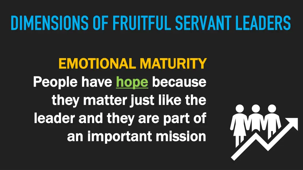 dimensions of fruitful servant leaders 1