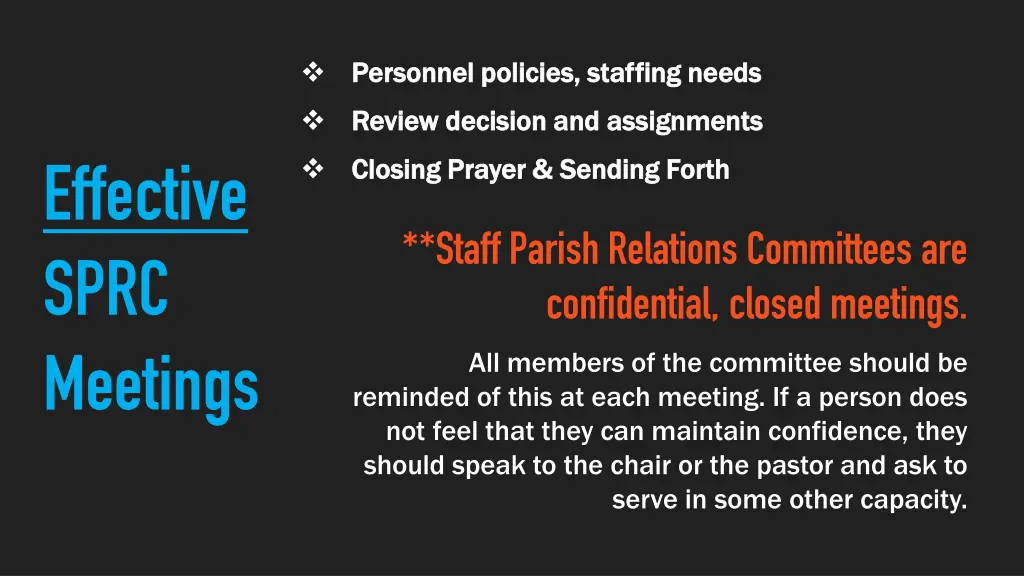 personnel policies staffing needs personnel