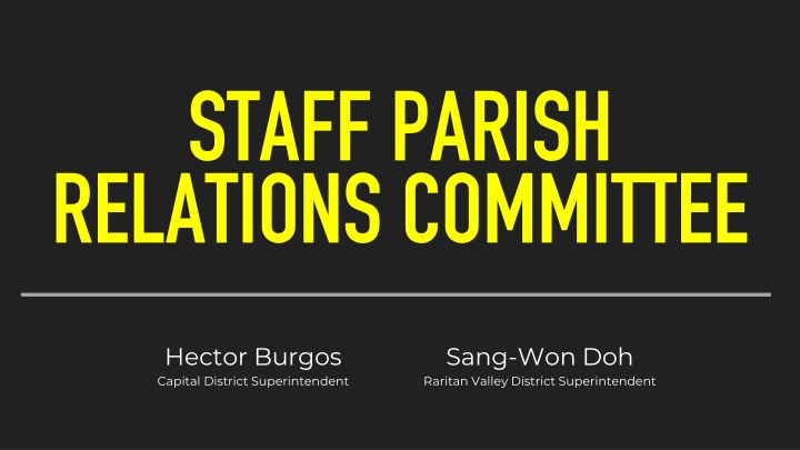 staff parish relations committee