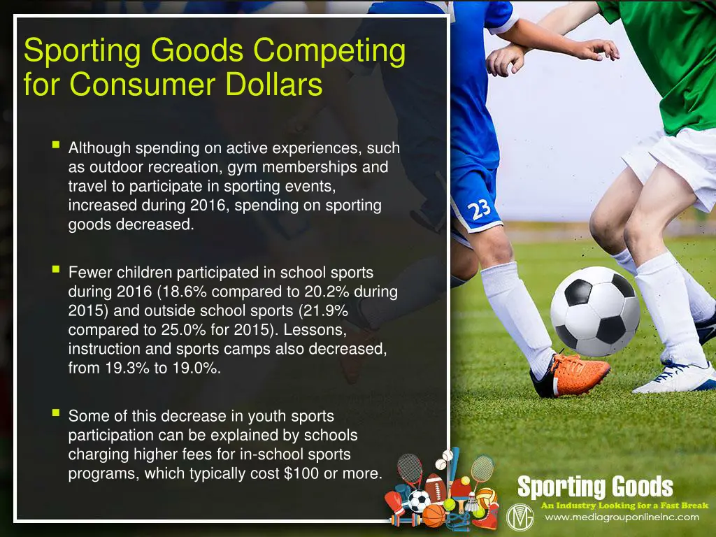 sporting goods competing for consumer dollars