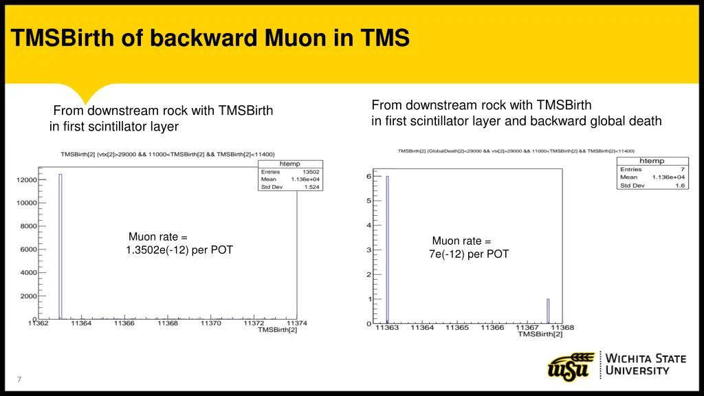 tmsbirth of backward muon in tms