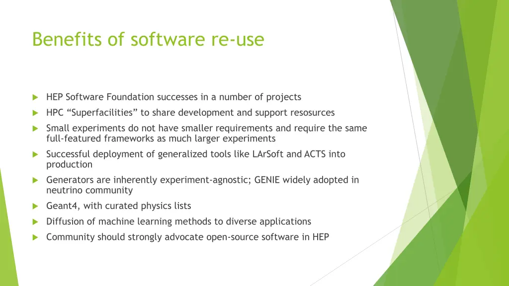 benefits of software re use