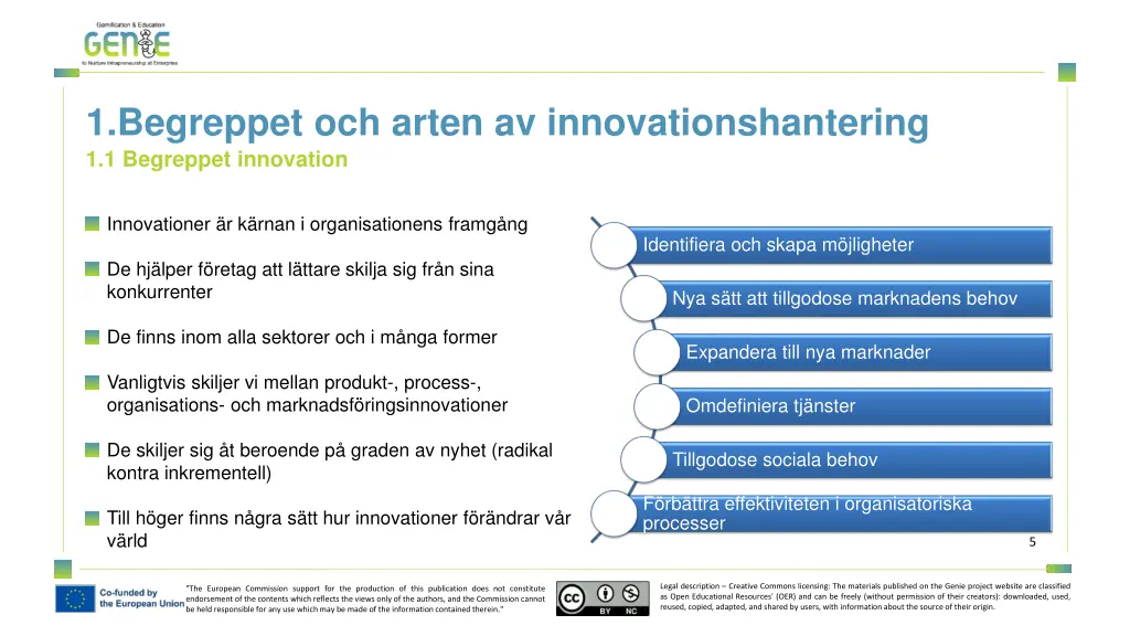 1 begreppet och arten av innovationshantering