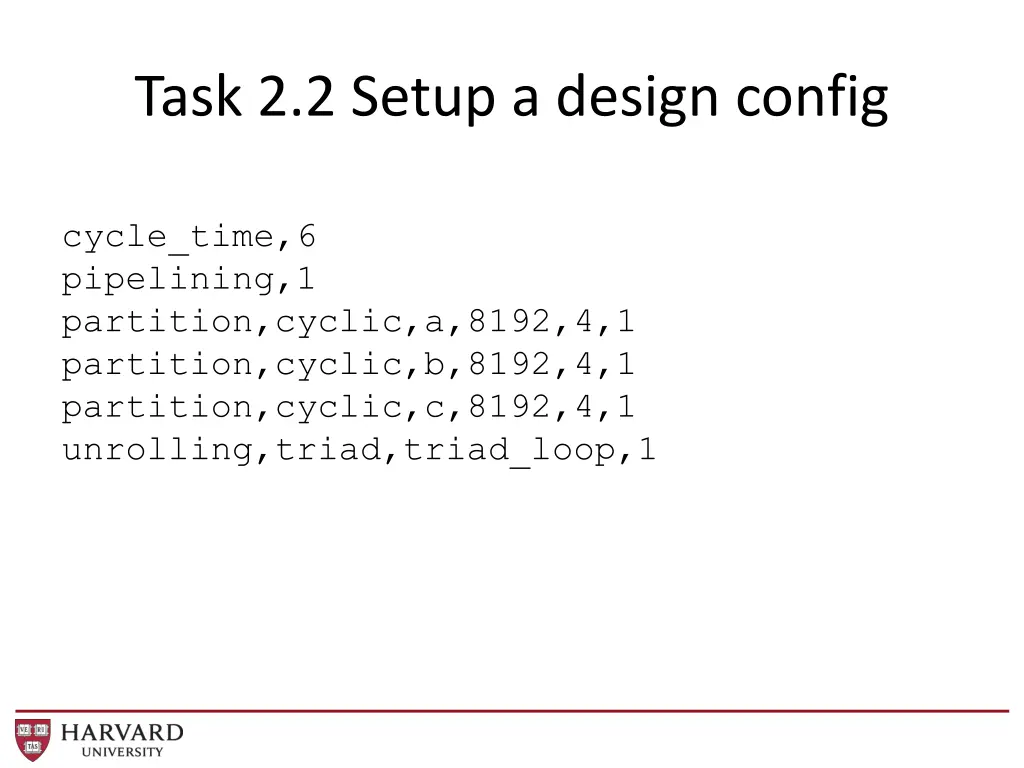 task 2 2 setup a design config 1