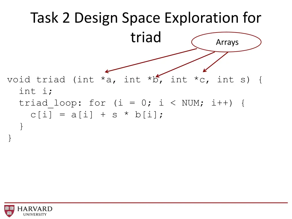 task 2 design space exploration for triad 1