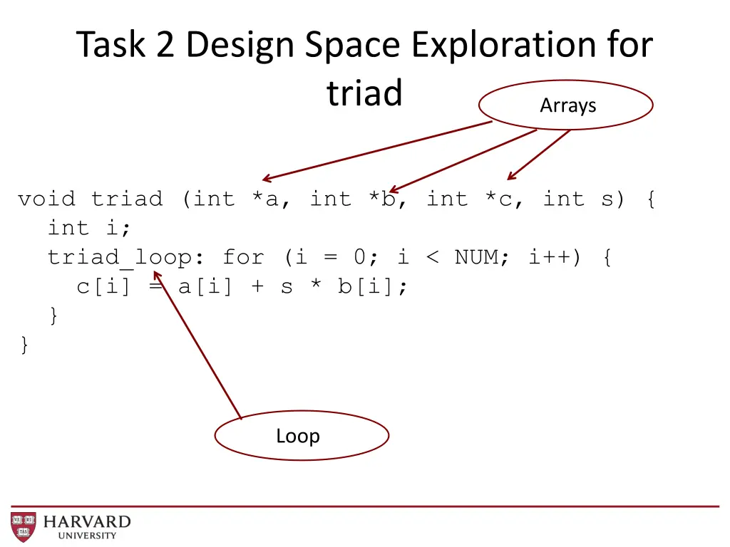 task 2 design space exploration for triad 2