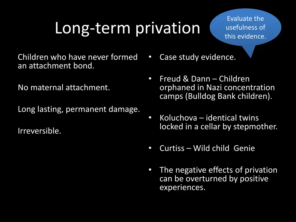 evaluate the usefulness of this evidence