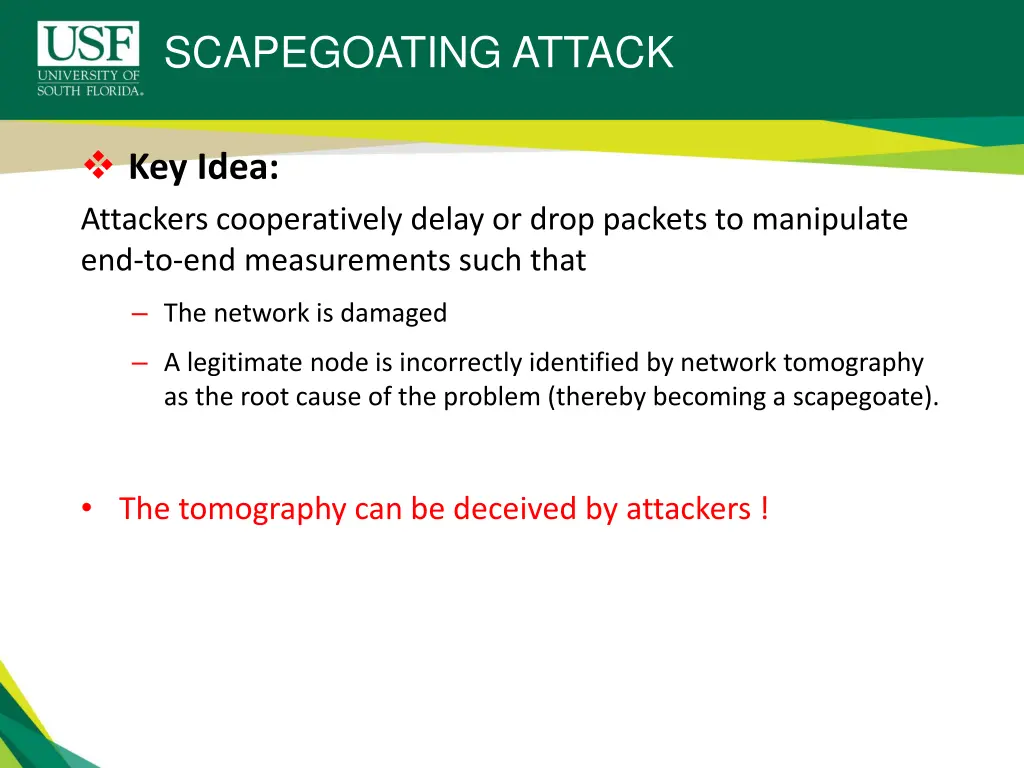 scapegoating attack