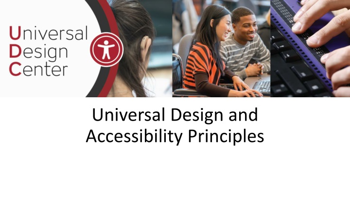 universal design and accessibility principles