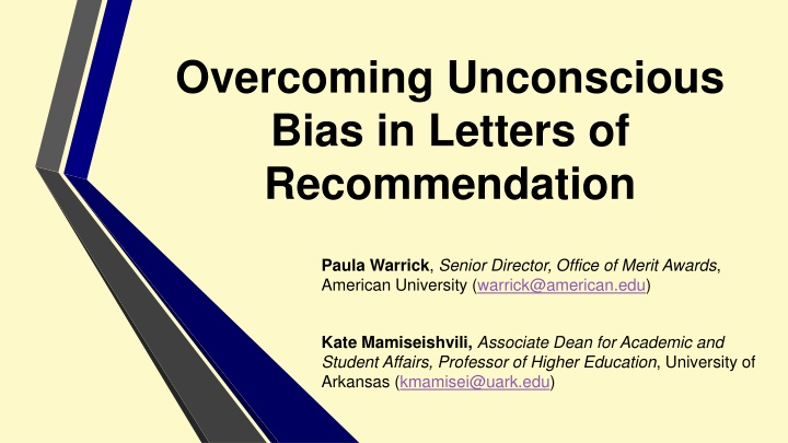 overcoming unconscious bias in letters