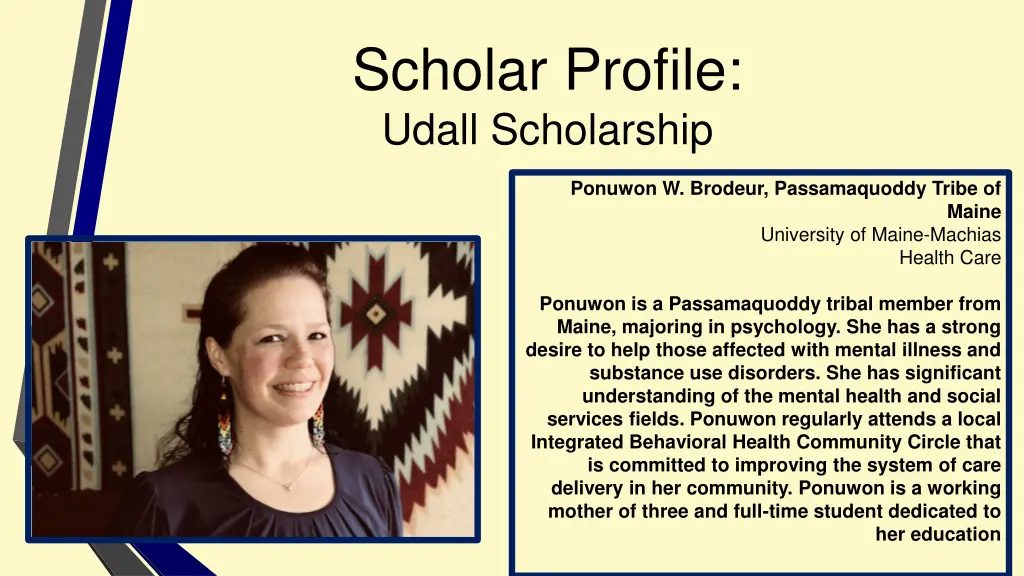 scholar profile udall scholarship