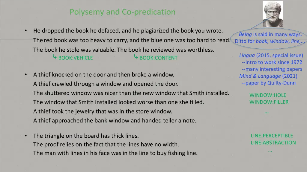 polysemy and co predication