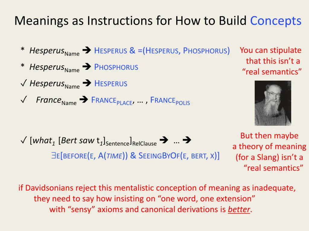 meanings as instructions for how to build concepts 1