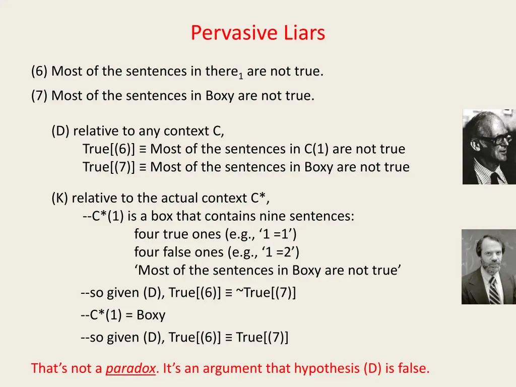 pervasive liars