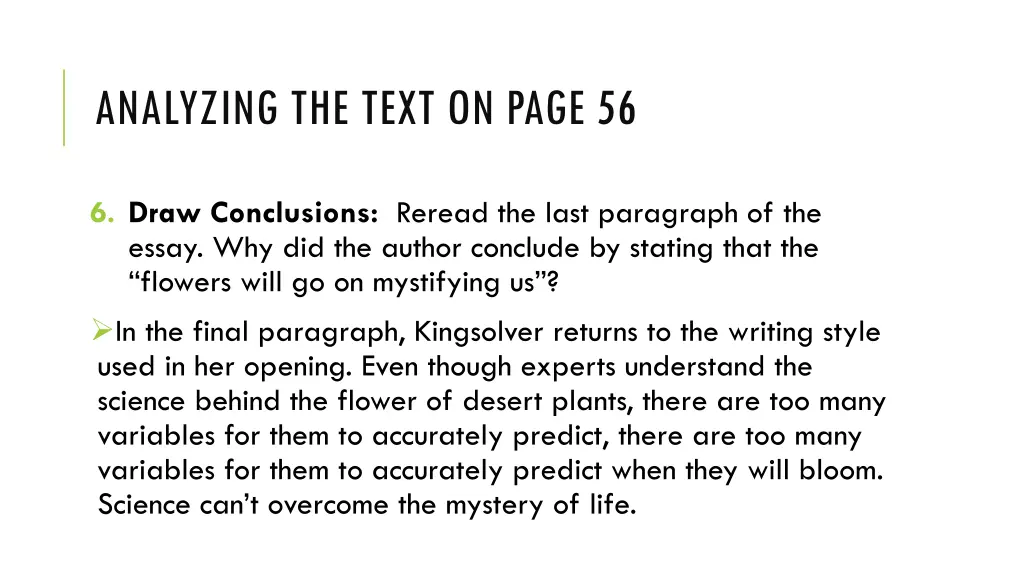 analyzing the text on page 56 5