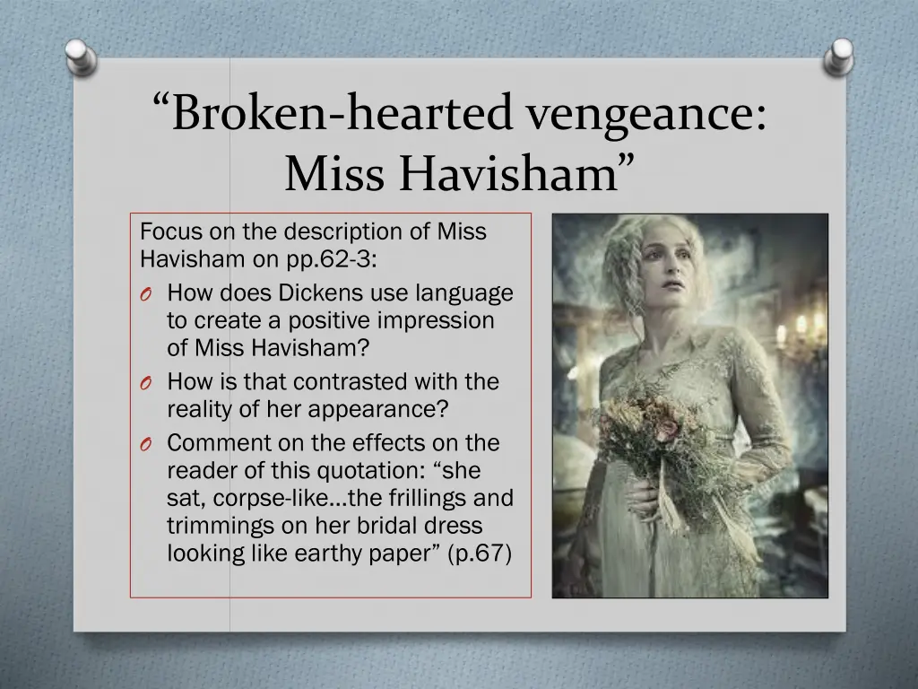 broken hearted vengeance miss havisham