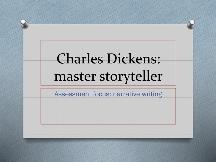 charles dickens master storyteller