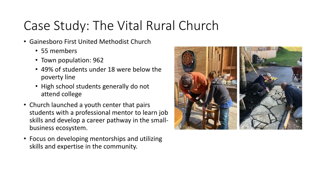 case study the vital rural church