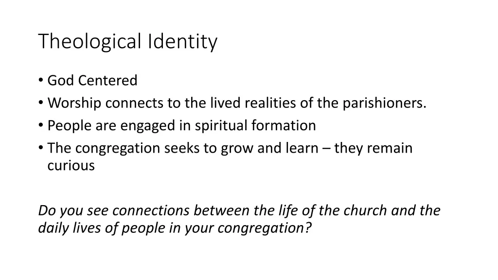 theological identity