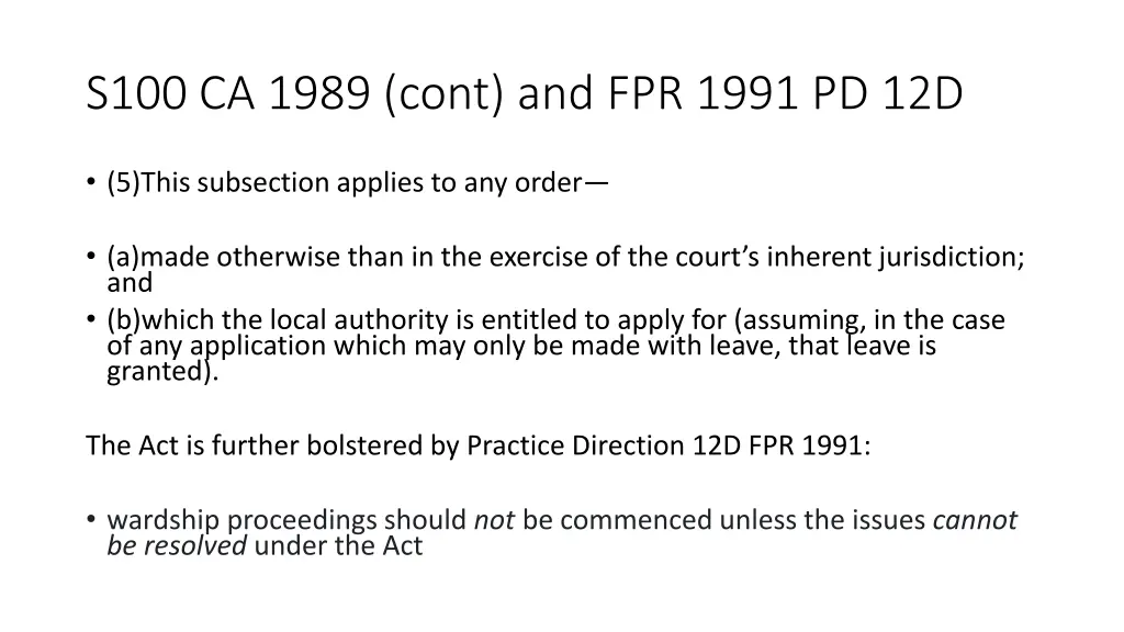 s100 ca 1989 cont and fpr 1991 pd 12d