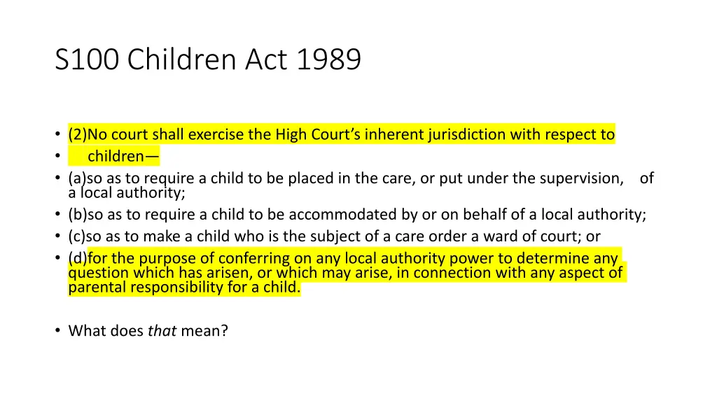 s100 children act 1989