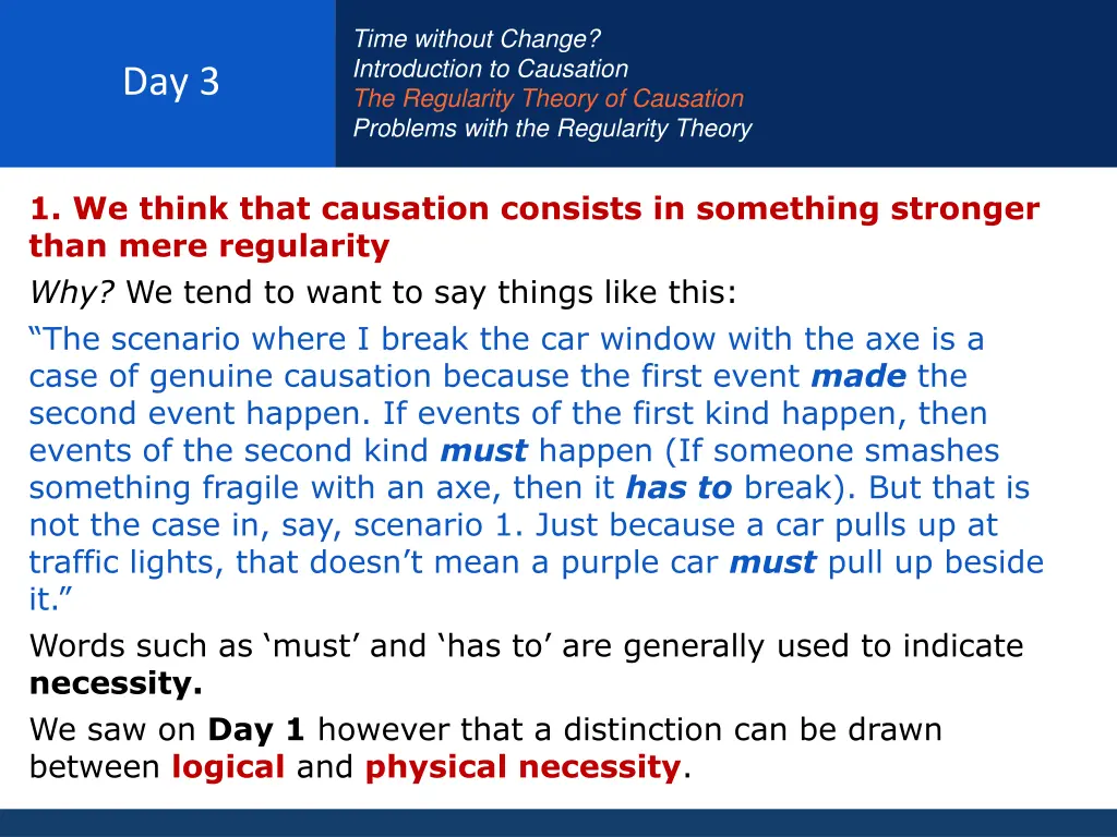 time without change introduction to causation 14