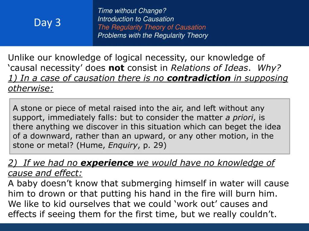 time without change introduction to causation 16