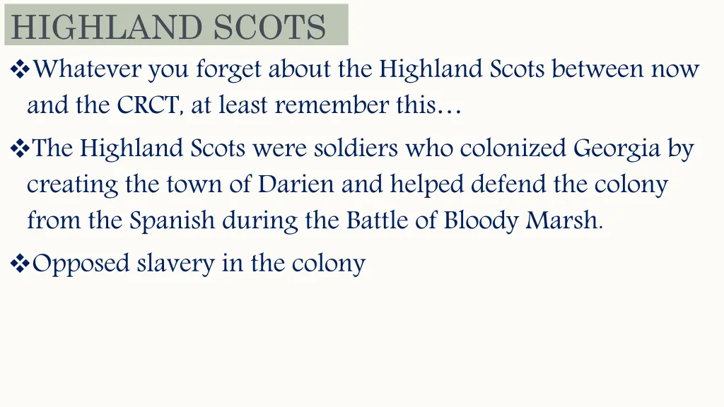 highland scots whatever you forget about