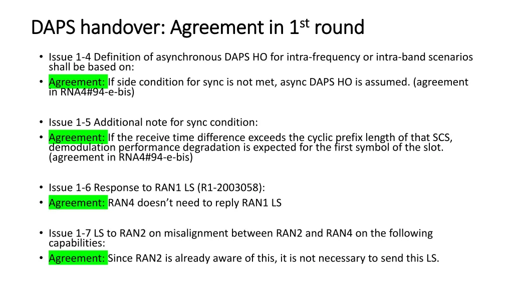 daps handover agreement in 1 daps handover