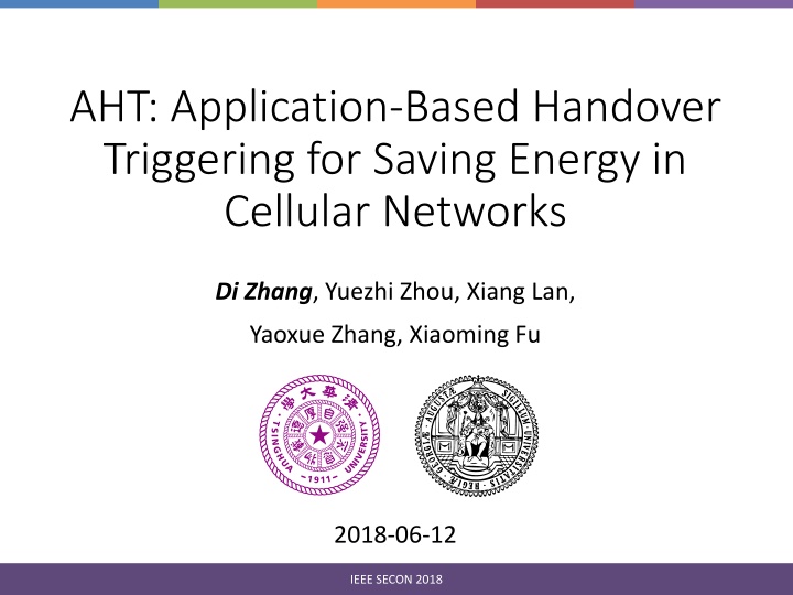 aht application based handover triggering