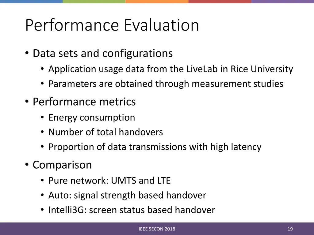 performance evaluation