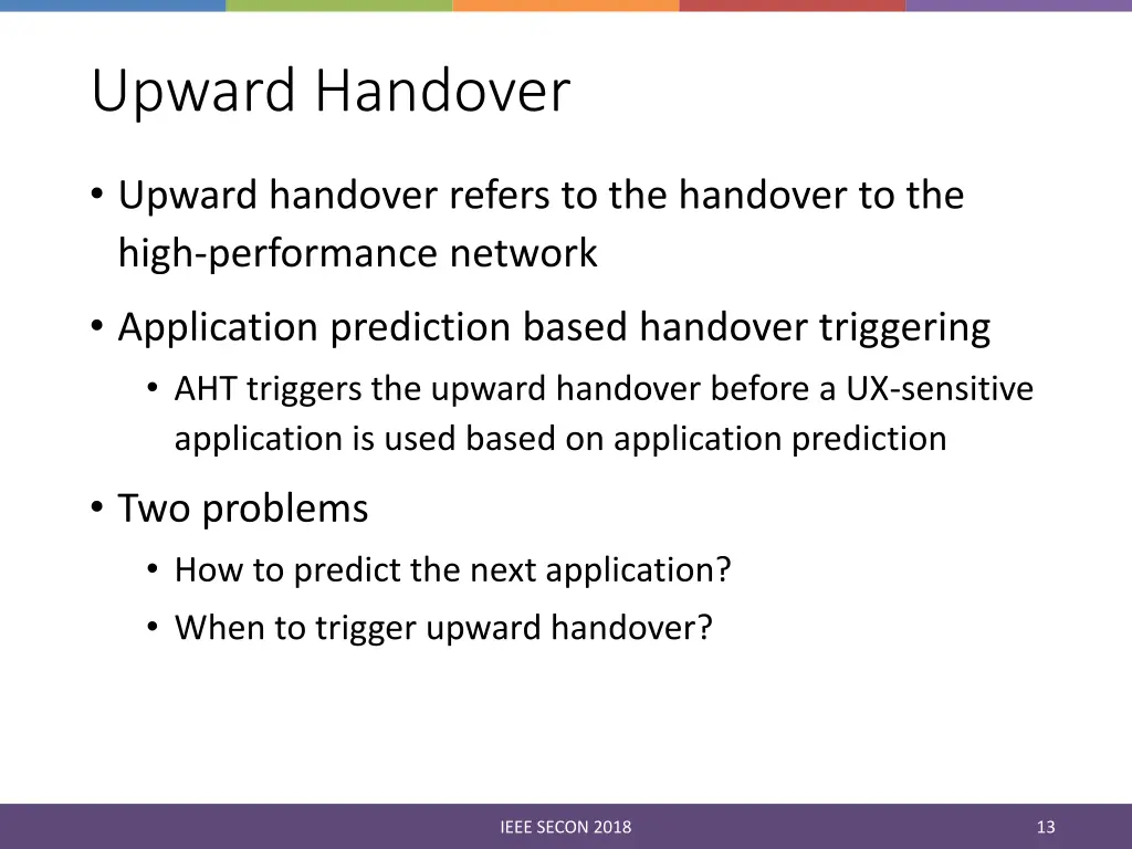 upward handover