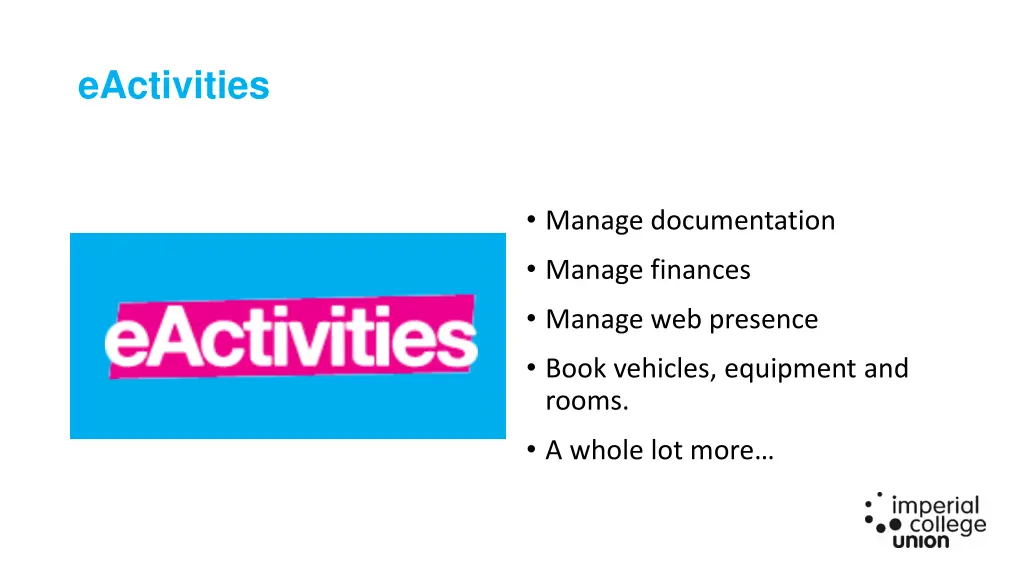 eactivities