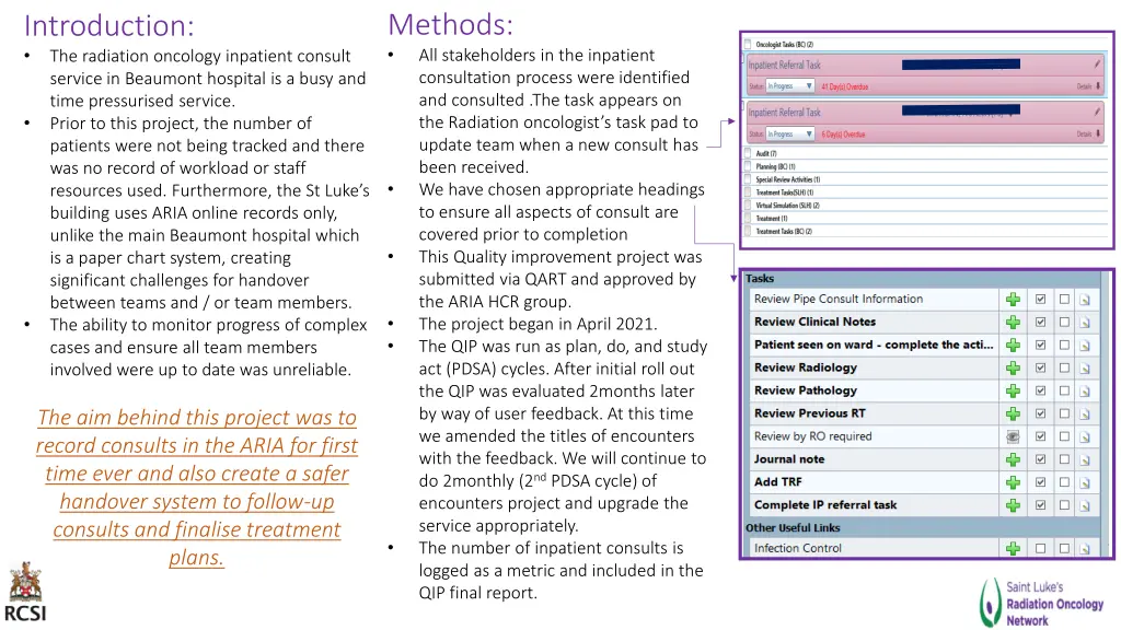 methods all stakeholders in the inpatient