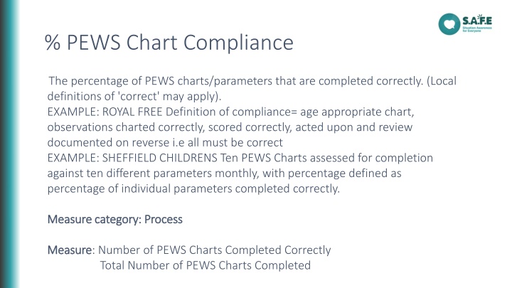 pews chart compliance