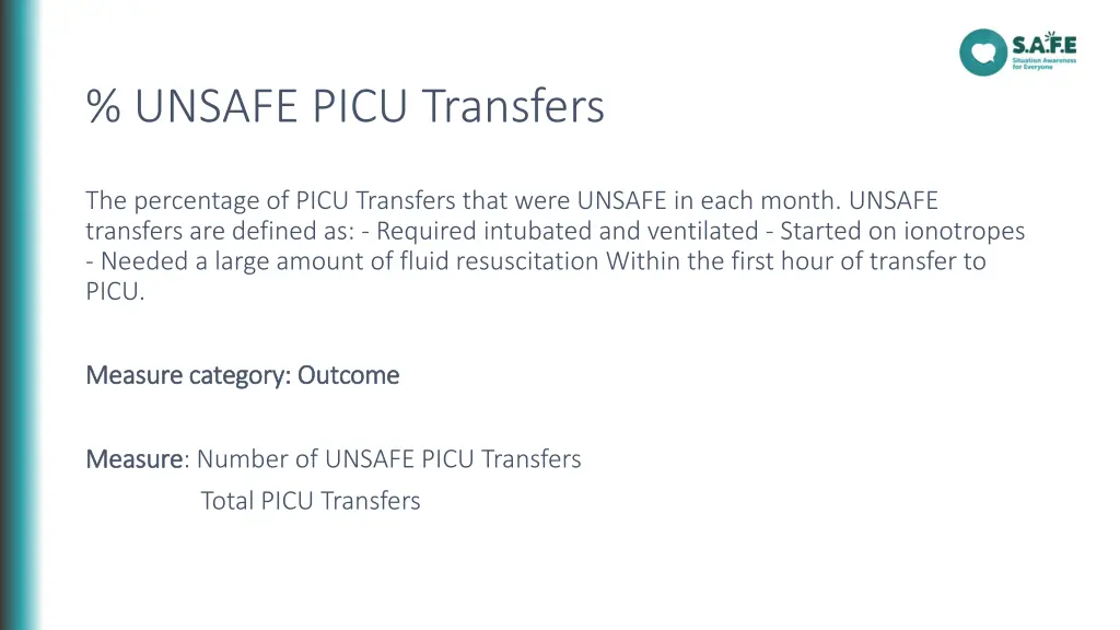 unsafe picu transfers