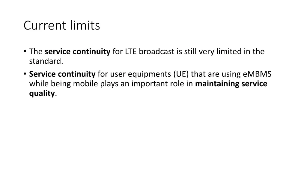 current limits