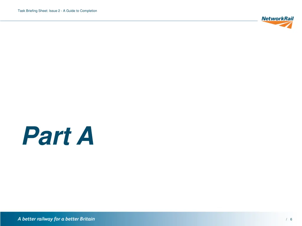 task briefing sheet issue 2 a guide to completion 4