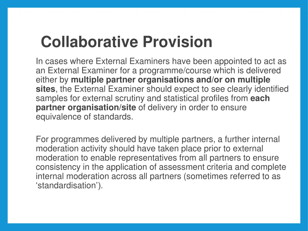 collaborative provision 1