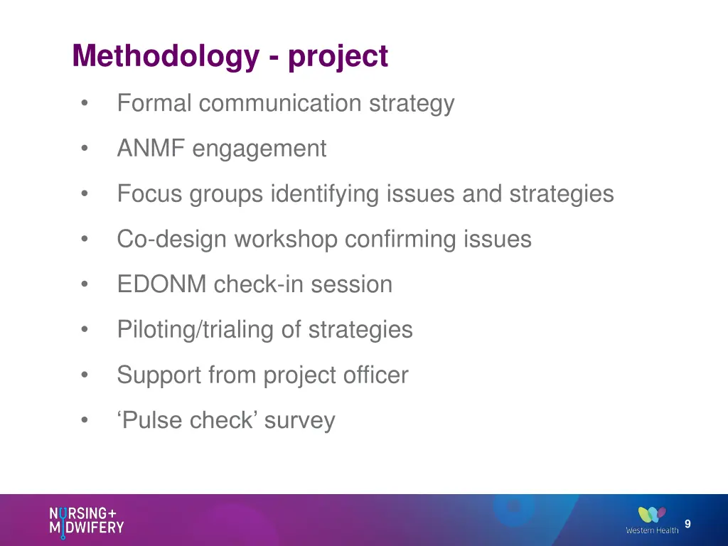 methodology project