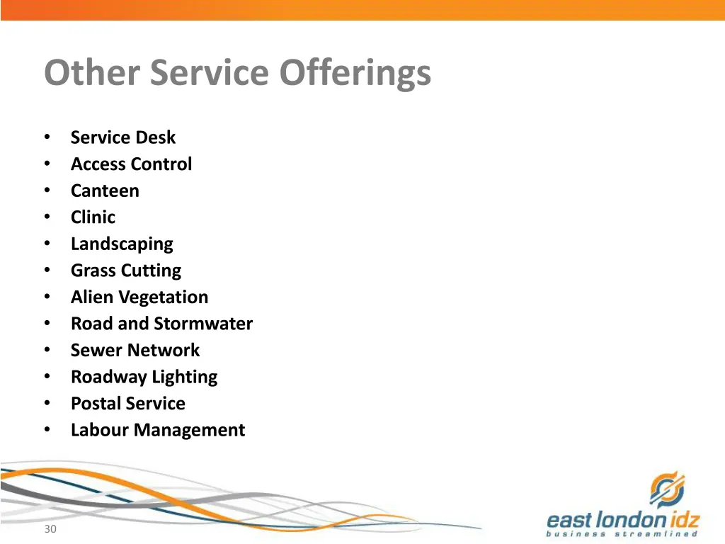 other service offerings